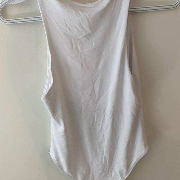 Zara white contour bodysuit, size S - Picture 3 of 3